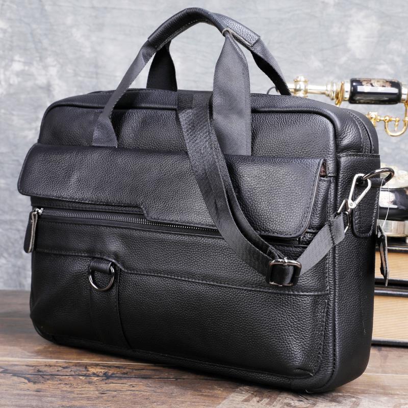 Leather Work Handbags - Grand sac à main en cuir