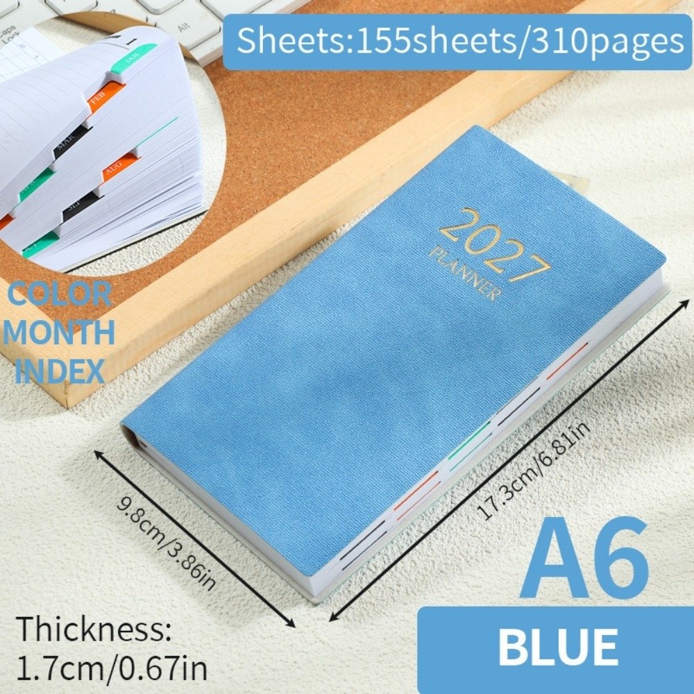 Leatherwork Plans - Carnet de planification quotidienne A6 2027