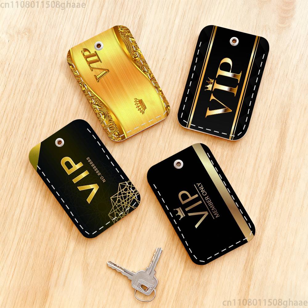 Leatherwork Logo - Porte-clés amusant avec logo VIP pour