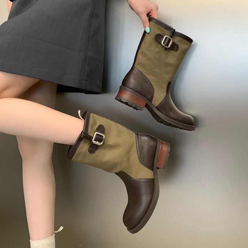 Belt Buckle Blank - Eilyken – bottines à bout rond