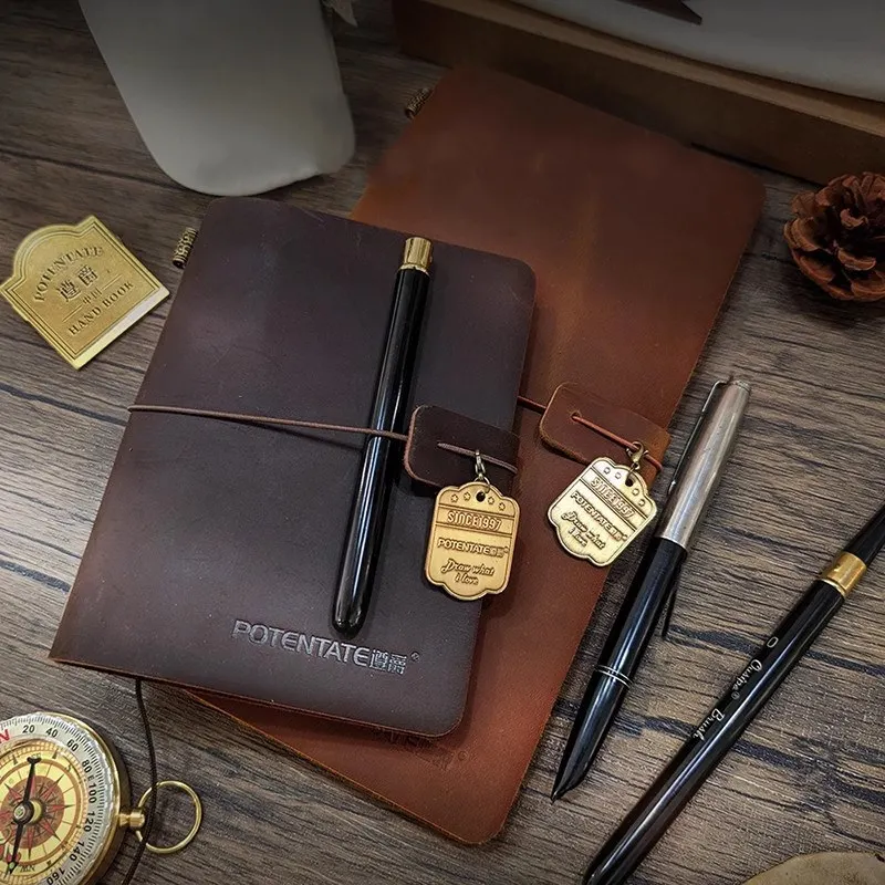 Leather Work Notepad - Carnet de croquis d'interconnexion Potentate, journal