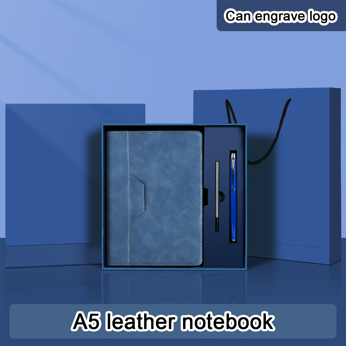 (Peut graver un logo) Carnet d - Leatherwork Logo avis et prix