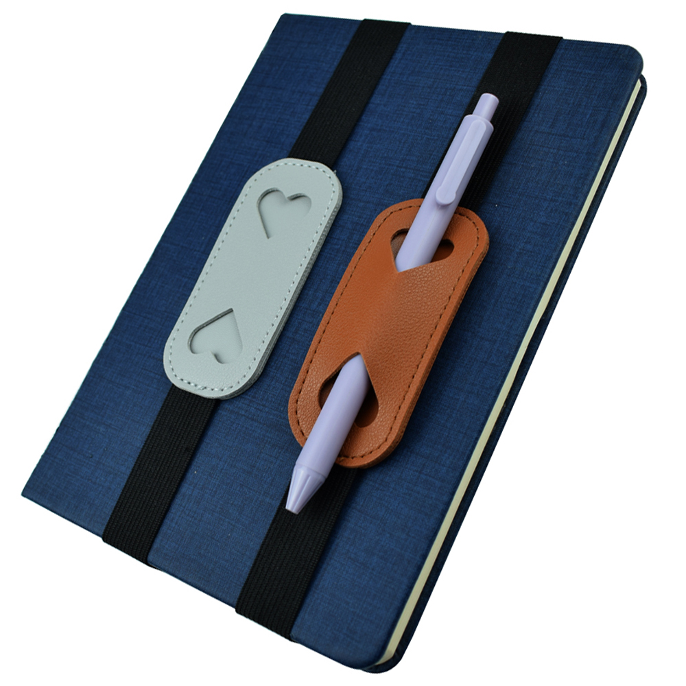 Bande élastique porte-stylo en - Leather Work Diary avis et prix