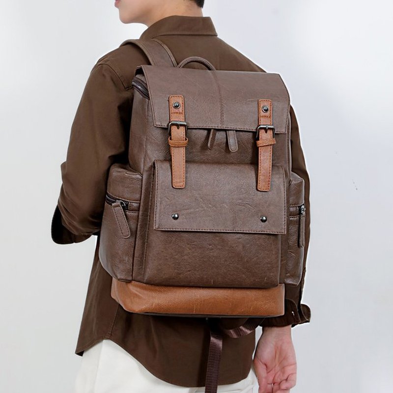 Nouveau sac à dos en cuir vint - Leather Work Bag avis et prix