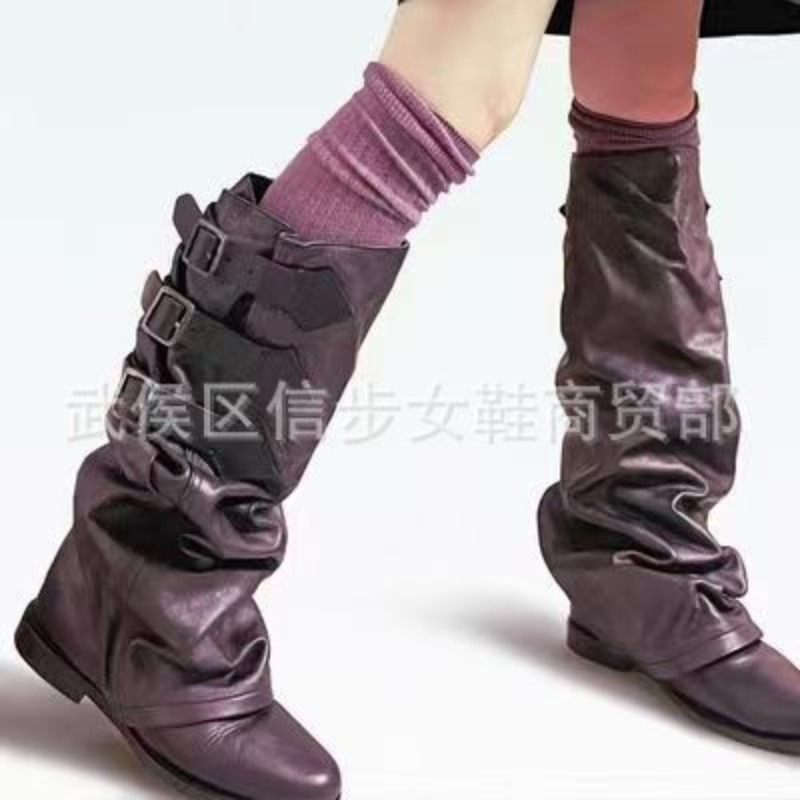Bottes pour femmes style brita - Belt Buckle Blank avis et prix