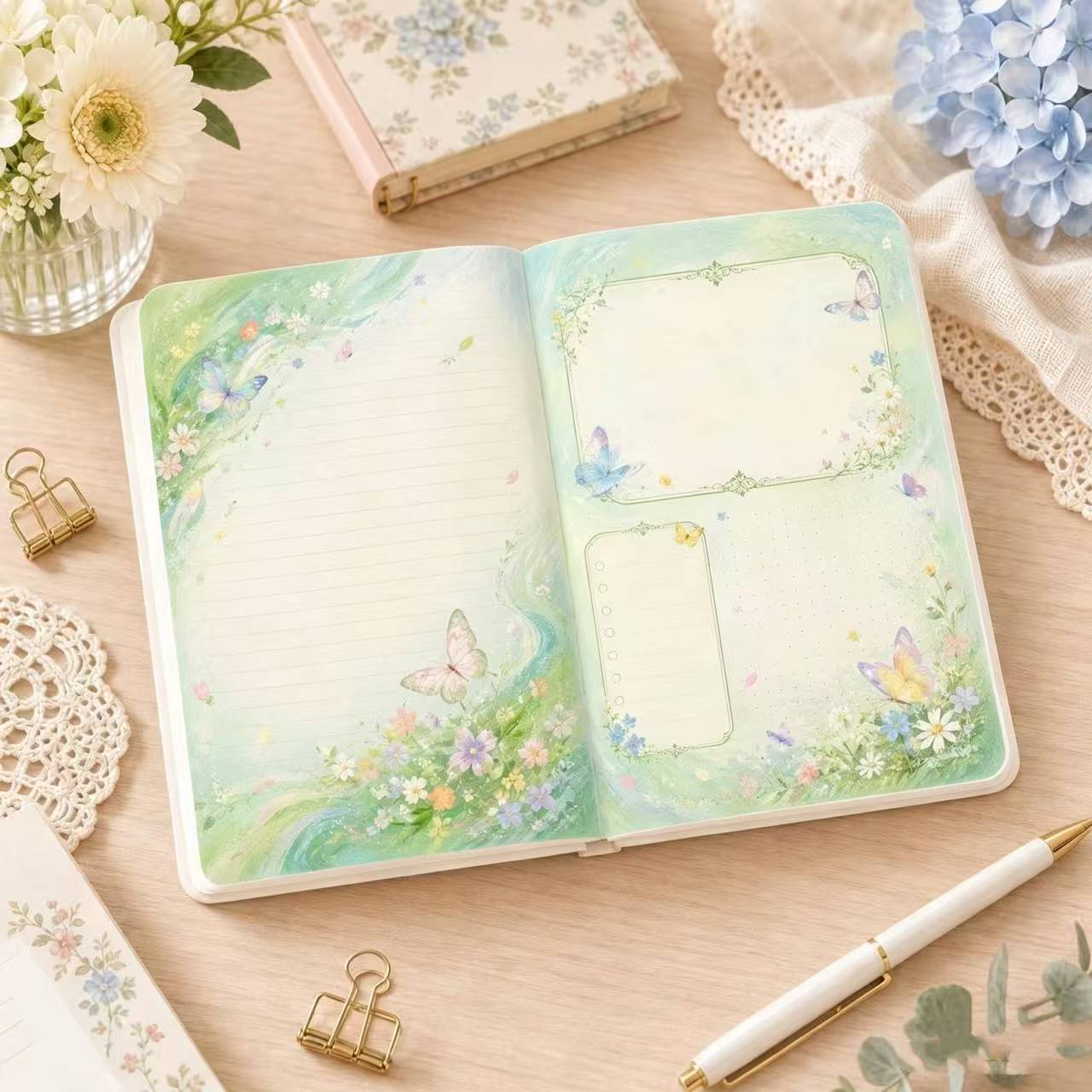 Carnet en cuir vintage à motif - Leather Work Diary avis et prix