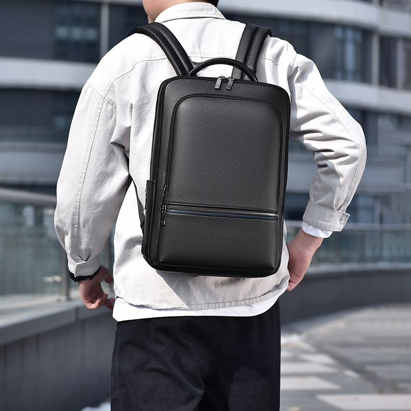 Sac à dos en cuir PU pour homm - Leather Work Bag avis et prix