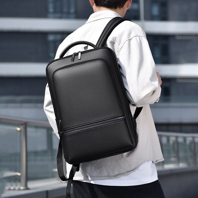 Sac à dos en cuir PU pour homm - Leather Work Bag avis et prix