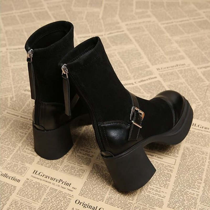 Bottines Plateforme Femme Talo - Belt Buckle Blank avis et prix