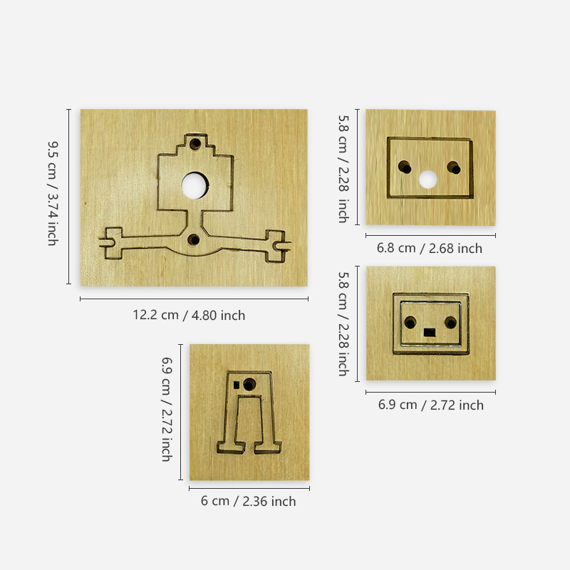 4 matrices de découpe pour cui - Leatherwork Embossing avis et prix
