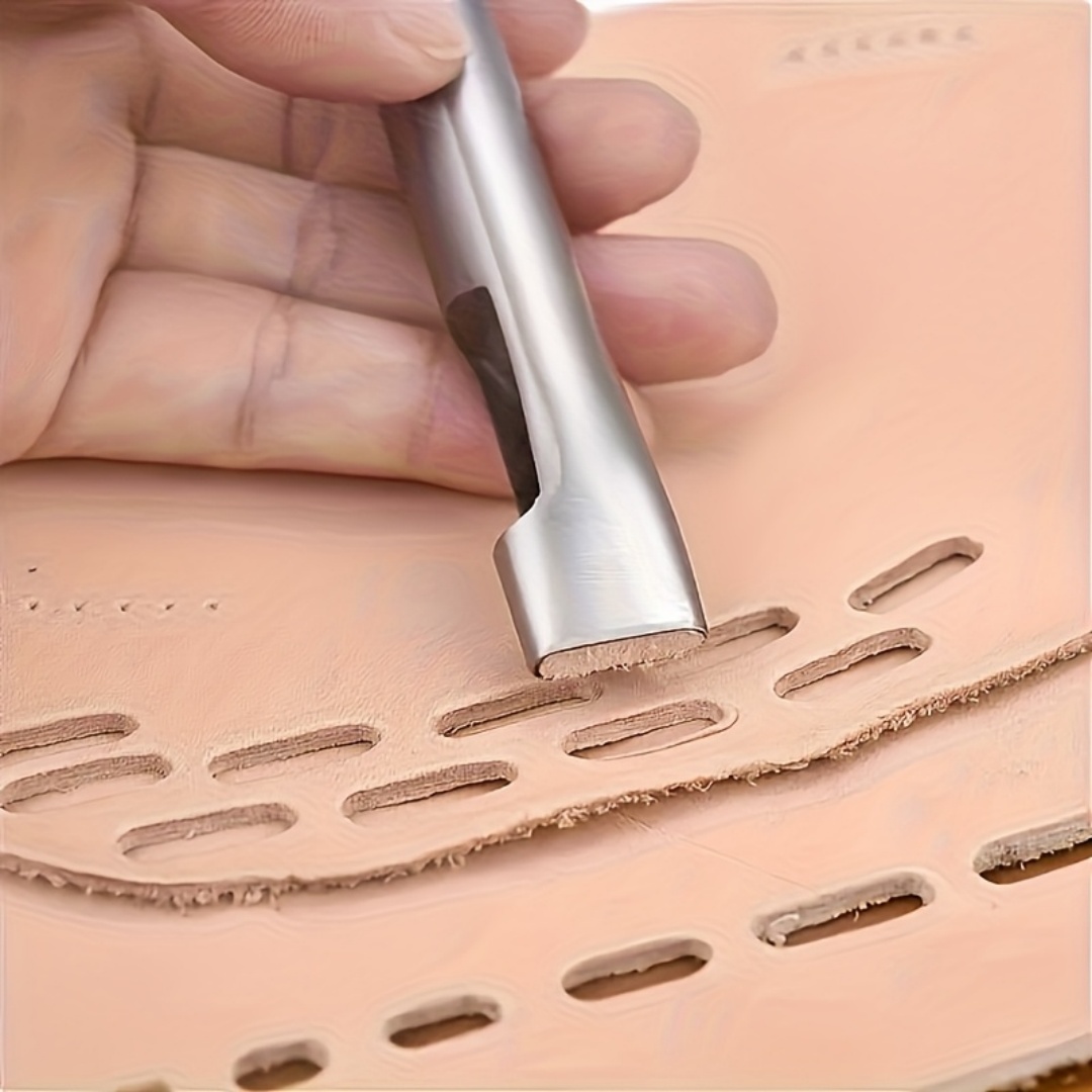 Lot de 5 poinçons ovales en cu - Leatherwork Punch avis et prix