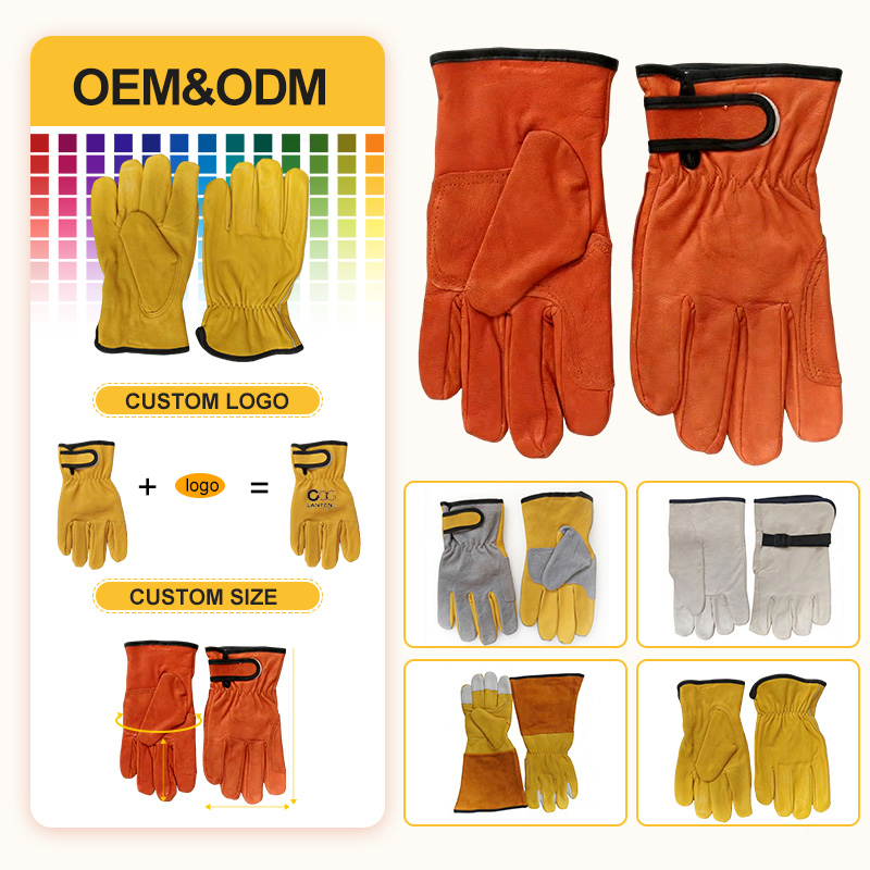 Gants de travail industriels e - Leatherwork Logo avis et prix