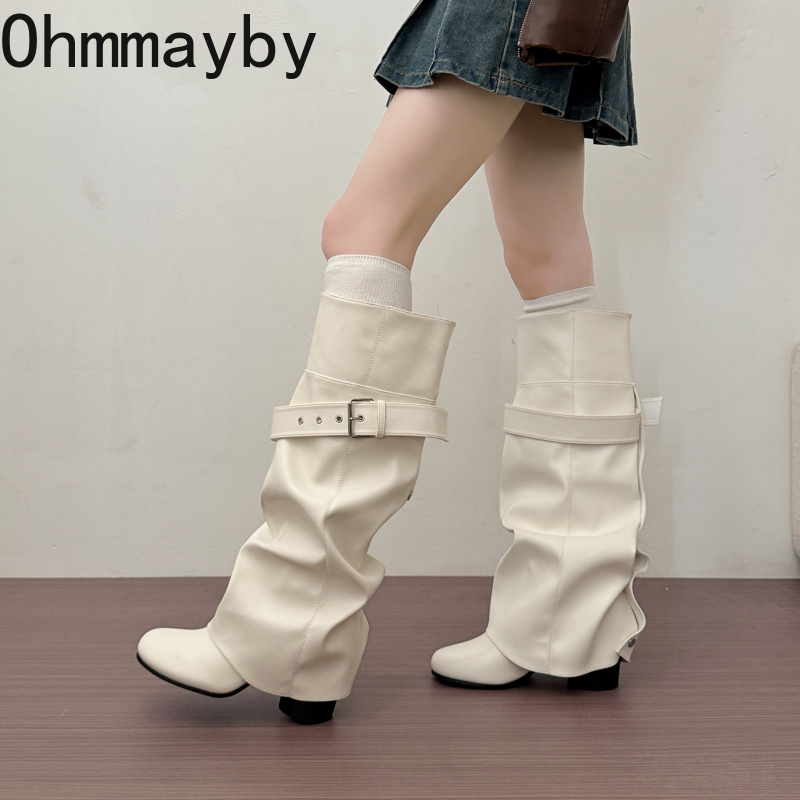 Bottes hautes pour femmes de c - Belt Buckle Blank avis et prix