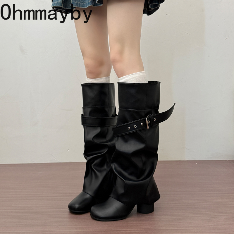 Bottes hautes pour femmes de c - Belt Buckle Blank avis et prix