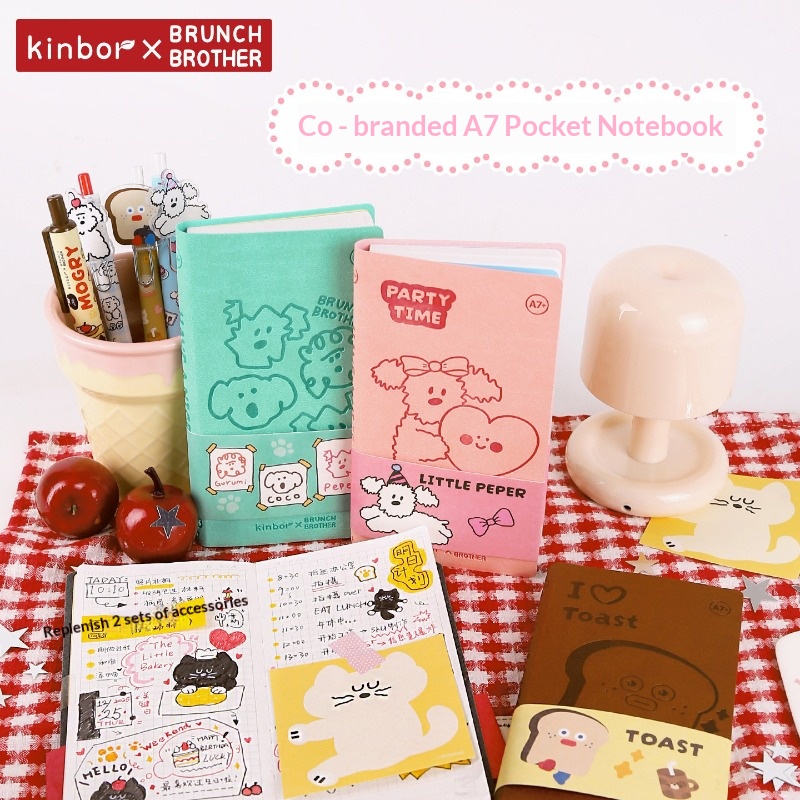 Carnet de poche A7 Kinbor, mot - Leather Work Diary avis et prix