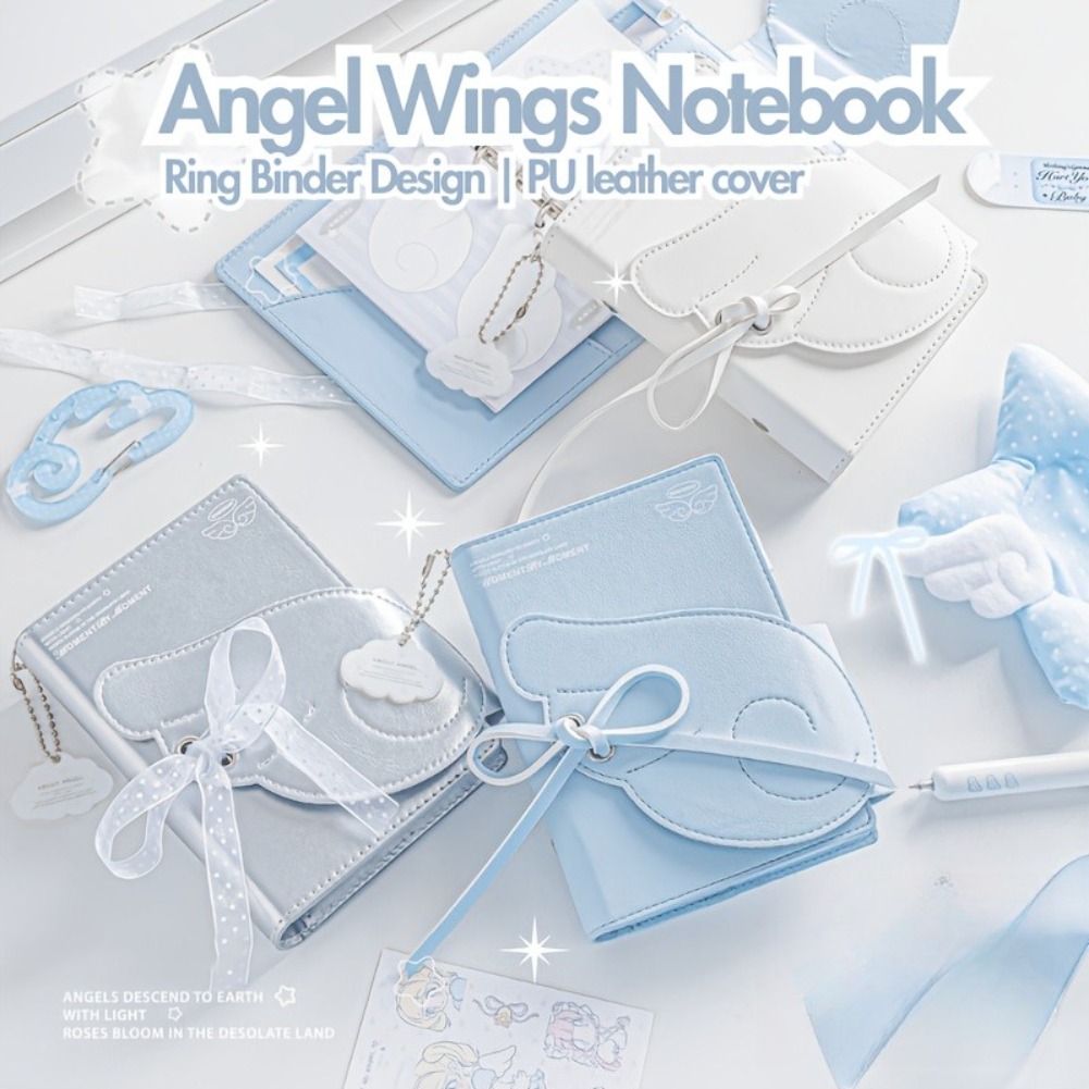 Carnet A7 en cuir avec ailes d - Leather Work Diary avis et prix
