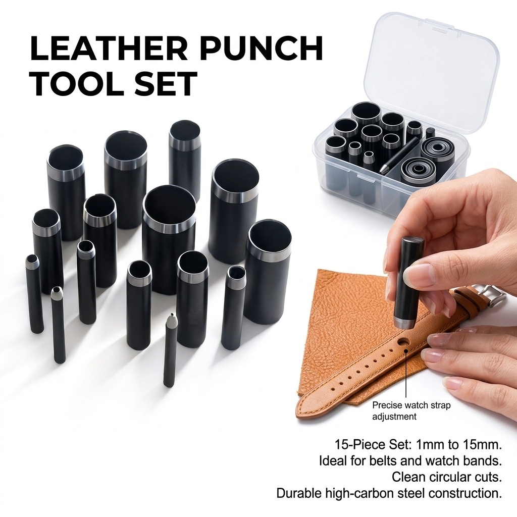 Perforateur de trous ronds pro - Leatherwork Punch avis et prix