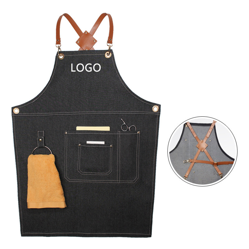 Tablier de travail en Denim à  - Leatherwork Logo avis et prix