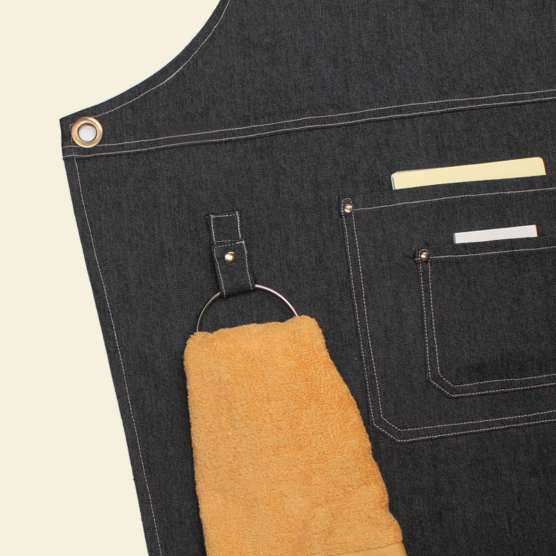 Tablier de travail en Denim à  - Leatherwork Logo avis et prix