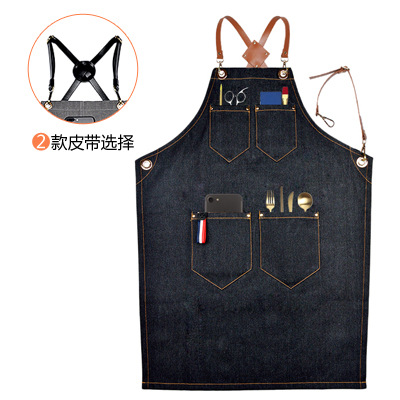 Tablier de travail en Denim à  - Leatherwork Logo avis et prix