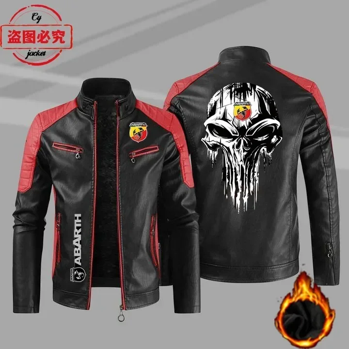 Veste en cuir ABARTH avec logo - Leatherwork Logo avis et prix