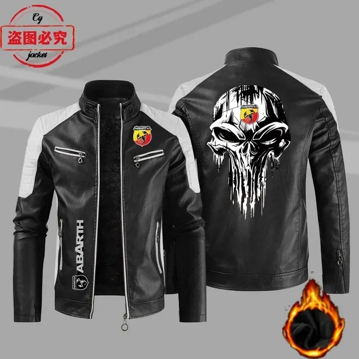 Veste en cuir ABARTH avec logo - Leatherwork Logo avis et prix