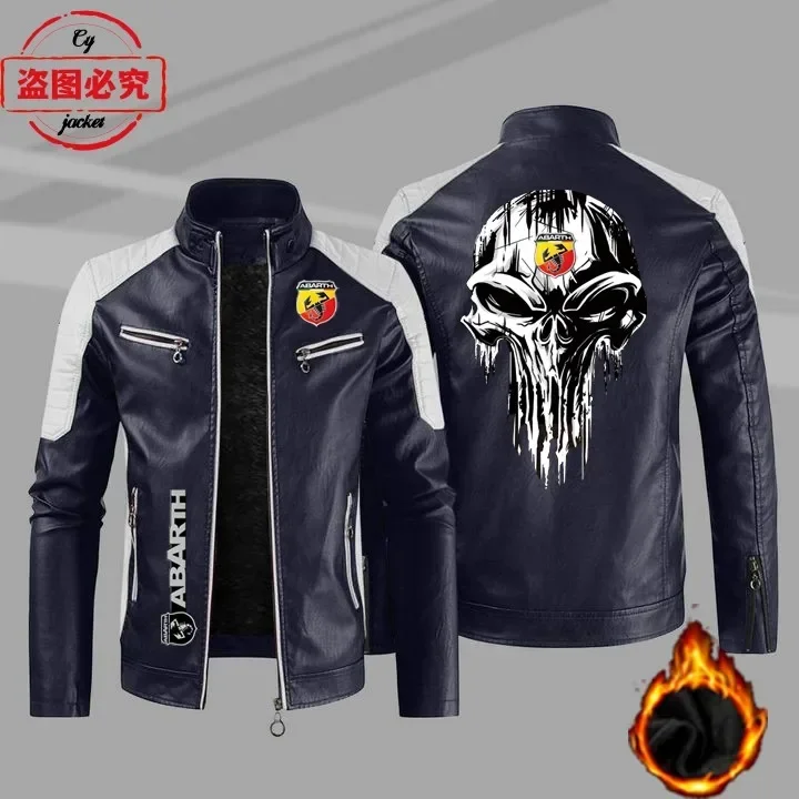 Veste en cuir ABARTH avec logo - Leatherwork Logo avis et prix
