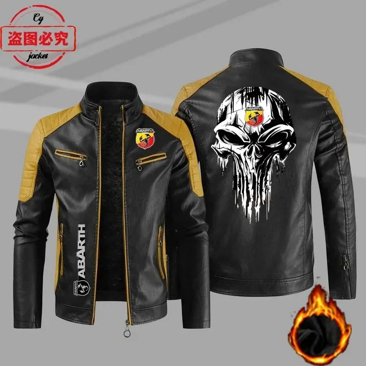 Veste en cuir ABARTH avec logo - Leatherwork Logo avis et prix