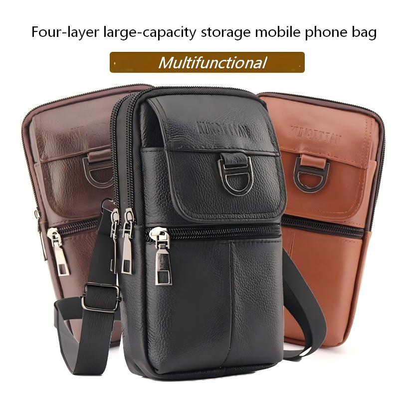 Sac banane en cuir pour homme  - Leather Work Bag avis et prix